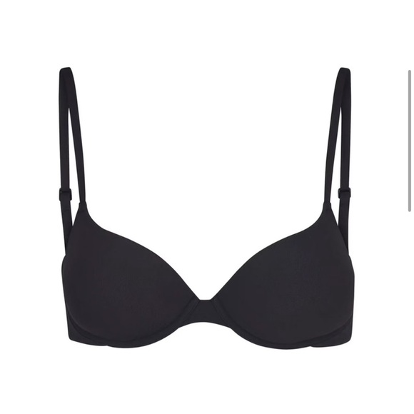 NWT SKIMS Fits Everybody Push Up Demi Bra in Onyx - Picture 4 of 9